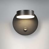 QMJHHW Kleine Innenwandleuchte Moderne Dekorative Wandhalterung LED Nachttischlampe 360 ​​° Drehbare Leuchte Für Hintergrund Schlafzimmer Wohnzimmer, Höhe 5,9'