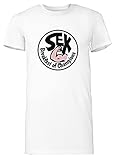Farbig Brunch Von Champion Damen T-Shirt Lang Tee Weiß Women's White T-Shirt Long