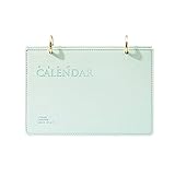 YHYH Tischkalender 2022 2022 Self-Filling Desk Calendar 5.8'x8.3 Stehender Flip-Kalender mit to-Do-List-Anzugster Beste Schreibtischkalender for Büroschule Kalender 2022 für Frauen (Color : Green)