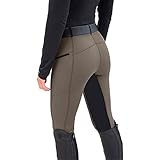 Damen Sportreithose Outdoor-Hose mit hoher Taille Legging Reithose Economic Vollbesatz Kinderreithose Reithosen Frauen Equine Leggings Stretch Frau Reithosen mit hoher Taille Damenreithose R