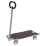 Wagner Transporthilfe MM 1187 I 80 x 40 cm – ideal für schwere Stapelbehälter I Tragkraft 300 kg I klappbare Deichsel I Ladungssicherung I rutschfeste Oberfläche – 20118701