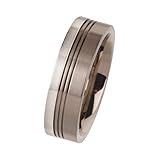 Ernstes Design Ring R93 echt Platin 960 Titan matt Partnerring