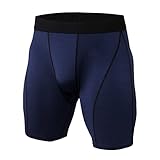 Hgiuwql Herren Kompressionsshorts, Schnelltrocknendes Baselayer Unterhose Tights Kurz Hose Laufunterwäsche Fitness Kompressionsshorts Pro Cool Compression Tight Shorts Funktionsw