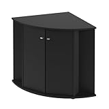 Ferplast 66000417 Aquarium UNTERSCHRANK DUBAI 90, Eckunterschrank, Maße: 65 x 90 x 73 cm, schw