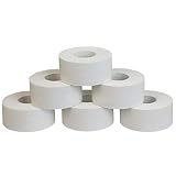ALPIDEX 6 Rollen Sport Tape Set Fingertape 2,5 cm x 10 m Tapeverband weiß
