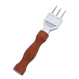 Eispickel Set, Ice Meißel Bar Edelstahl Eiszerkleinerer mit Holzgriff Entfernung Pick Chipper Eisfischen Eiswerkzeug Zubehör für Kitchen Bar R