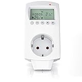 Bearware - Thermostat digital - Steckdosenthermostat - Steckdosen Thermostat für Heizung Heizgeräte Infrarotheizung Kühlgeräte - programmierbar - Anti-Frost-Modus - Weiß - benutzeroptimierte Anleitung