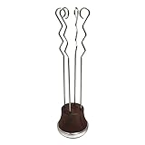 WOYA Holzgriff Espresso Kaffeerührer/Kaffee Dosiertrichter Nadel Kaffeepulver 3,13x3,5cm,Kaffeezubehör Halter Set Kaffeebereiter Türgriff Wasserkocher Tamper Kochschürze Kanister Löffel Snack