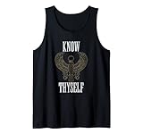 Know Thyself Ancient Egyptian God Horus Kemetic Ankh Geschenk Tank Top