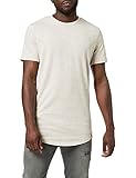 JACK & JONES Herren JORNOA Melange Tee SS Crew Neck BLK T-Shirt, Crockery/Fit:REG, L