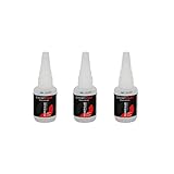 CHEMOFAST Sekundenkleber Power Glue 3er Pack | Superkleber extra stark | Universal Flüssigkleber | Alleskleber mit hoher Anfangshaftung | mittelviskos | hitzebeständig | 3x 20