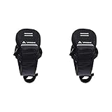 VAUDE Unisex Satteltasche Race Light, Black,10 x 9 x 16 cm, 0,6 liters, 11800 & Unisex Satteltasche Race Light, schwarz, 8 x 8 x 15 cm, 0,4