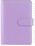 Wobekuy Ring Binders Ringbuchordner Ringbücher 12 Teilige A6 Binder Tasche mit Notebook HüLle, Geld Binder PU Leder Binder, Rechnungs Verwaltung, Karten Speicher L