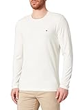 Tommy Hilfiger Herren Stretch Slim Fit Long Sleeve Tee T-Shirt, elfenbeinfarben, XXXL