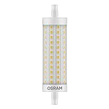 Osram LED SuperStar Special Line, mit R7S-Sockel, dimmbar, Ersetzt 125 Watt, 118 mm Länge, Klar, Warmweiß - 2700 Kelvin, 1er-Pack
