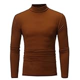 Herbst-Winter-Winter-Langarm-T-Shirt schlank Casual Basic Camiseta Hombre # g
