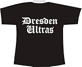 Dresden Ultras; Städte Polo T-Shirt schwarz, Gr. L