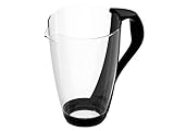PearlCo Glas-Wasserfilter (schwarz) - Ersatzkanne ohne Zubehö