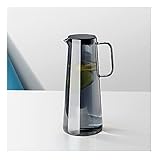 YAZHUANG8 Glaskrug mit Deckel Eistee Tee Pitcher Wasserkanne Heißer kaltes Wasser EIS Tee Wein Kaffee Milch und Saft Getränke Carafe (Color : B)