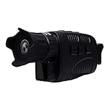 Teleskop Nachtsichtgerät HD Infrarot Nachtsichtgerät Monokular Nachtsichtkamera Digitales Teleskop Für Erwachsene, Kinder, Profi, Anfänger (Color : Black)