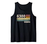 6300 Gießen Retro Postleitzahlen Alte PLZ Vintage Tank Top