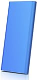 Externe Festplatte, 1 TB/2 TB, tragbare Festplatte, Ultra Slim HDD, USB 3.1, kompatibel mit PC, Desktop, Laptop, Mac (2TB, Blue)