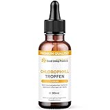 Chlorophyll Tropfen - Chlorophyll flüssig (1 Flasche je 30 ml) I Natürliche Energie aus der Natur - Liquid Chlorophyll Drops - Flüssiges Chlorophy