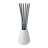 IKEA Njutning Vase und 6 Duftstäbchen Blühendes Bergamotte Grau 503.555.69