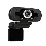 LeftSuper Webcam HD 1080P USB-Streaming-Webcam mit integrierten Mikrofonen Autofokus-Farbkorrektur PC-Webcam für Laptop-Desktop