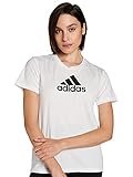 adidas Damen W Bl T T-Shirt, Weiß/Schwarz, XL