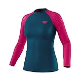 DYNAFIT Tour Light Merino Langarm T-Shirt Damen Petrol/pink Größe M 2021 Lang