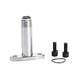 DFYYQ 4Pcs T3 / T4 Turbolader-Turbinenablass Joint Dehnungsfuge Auto-Änderung Zubehör Silb