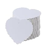 SKYVII Kraftpapier in Herzform, Handzeichnung, Karton, DIY-Karte, Kleidung, Etiketten, Etik