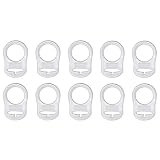 Transparente Schnuller Adapter 10pcs Silikon Baby Mam Ring Dummy Schnuller Halter Clip