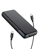 Power Bank USB C PD 60W Power Delivery 20000mAh ​Quick Charge 3.0 Powerbank mit Type C Kabel für iPhone 11/12 Pro Max XS XR Air Pro usw