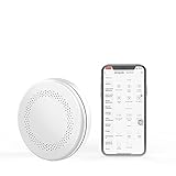WUXIANG Rauchmelder in hoher Qualität - Wuxiang Smart WiFi Rauchmelder Home Feuer Rauch Geräusch und L