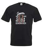 Street Decals Retro Automatische Kamera Erste Generation Fotografie Grafik Tee T-Shirt Herren Unisex, Schwarz , L