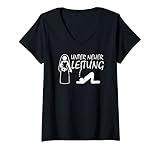 Damen unter neuer leitung T-Shirt mit V