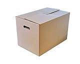 Kortpack 25 x Umzugskarton 468 x 308 x 357 mm (stabil 2-wellig, recycelte Pappe) - 7 mm dick