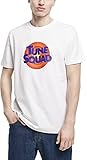 Mister Tee Herren Space Jam Tune Squad Logo Tee T-Shirt, White, L