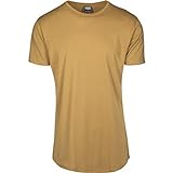 Urban Classics Herren Shaped Long Tee T-Shirt, Braun (nut), XL