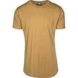 Urban Classics Herren Shaped Long Tee T-Shirt, Braun (nut), 4XL