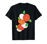 Italienischer Caprese Salat Tomaten Basilikum Mozzarella Foo T-S