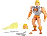 Masters of the Universe GVL76 - Origins Deluxe He-Man Actionfigur, ca. 14 cm groß, Geschenk für 6- bis 10-Jährige und erwachsene S