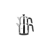 Korkmaz A079-01 Kappa Mega Tea Pot Set Caydanlik Takimi Teek