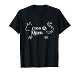 Cat Mom - Witziges Katzen T-Shirt mit Spruch Motto Mum Damen T-S