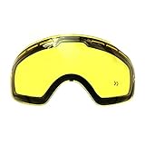 Xiaoli Doppelblutlinsen Skibrillen polarisierte professionelle Skibrille können in Verbindung mit Anderen Gläsern verwendet Werden (Color : A)