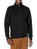 Amazon Essentials Herren Full-Zip Fleece Mock Neck fashion-sweatshirts, Schwarz, M