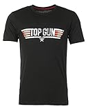 Top Gun Herren T-Shirt Mit Aufdruck Pp201008 Black,XXL