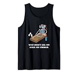 Lustige Maus Training Mausefalle Fitness Workout Bankdrücken Tank Top